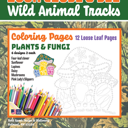 XL Plants & Fungi Coloring Pages
