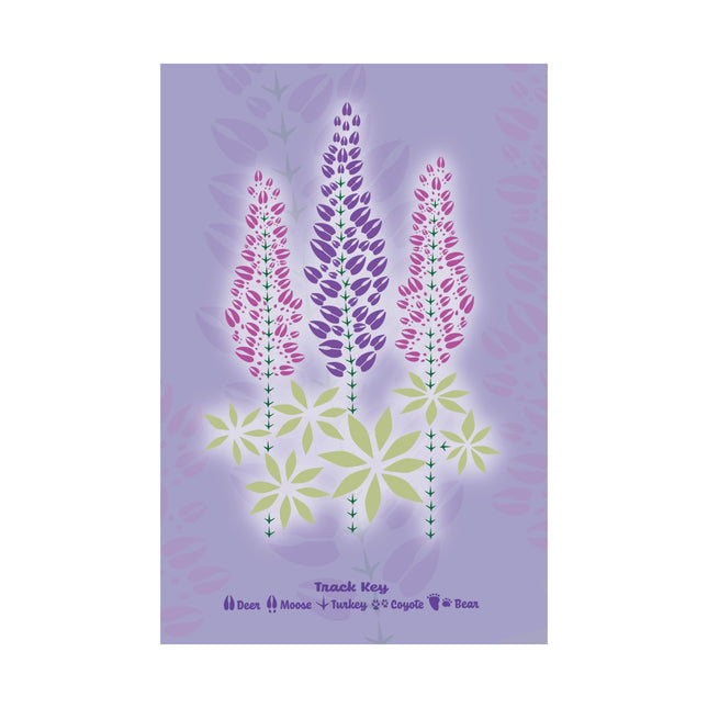 Lupine Satin Poster - Nature Inspired Wall Art