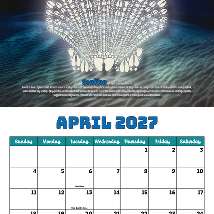 2027 Wild Animal Track Designs Wall Calendar — Nature & Wildlife Gift