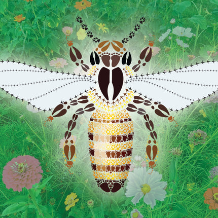 Honey Bee Stationery Note — Wild Animal Track Designs