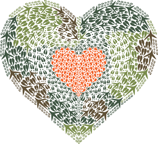 Camo Heart Magnet
