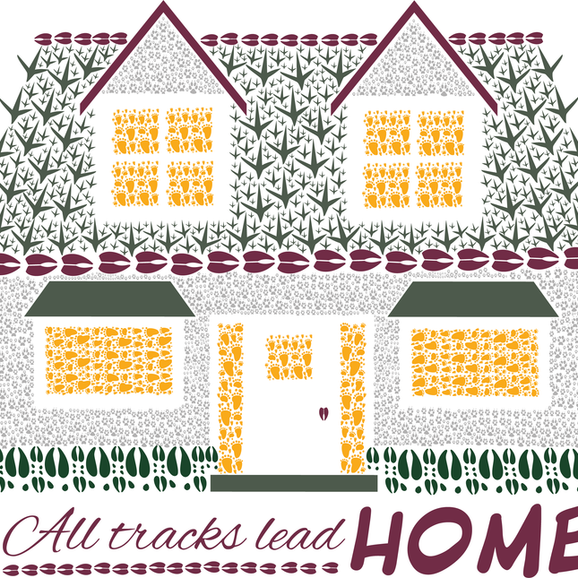 All Tracks Lead Home 6 Pack of Notes