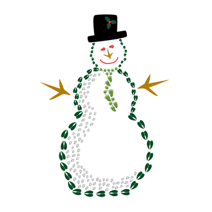 8 Multi Christmas Image Cello Pack - Animal Track Designs