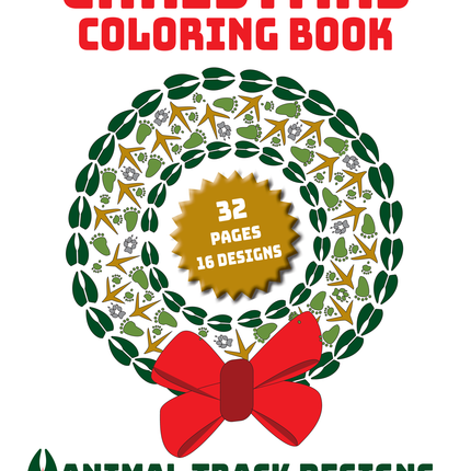 Christmas Coloring Book - Animal Track Designs